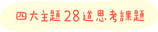 四大主題28道思考課題